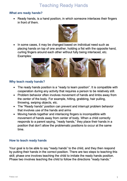 preview image of Teaching_Ready_Hands.docx for Ready Hands Protocol