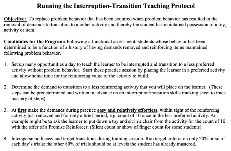 preview image of Interruption_Transition_Protocol.doc for Interruption-Transition Teaching Protocol