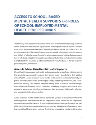 preview image of School-Employed_Mental_Health_Professionals_2017.12.pdf for Access to School-Based Mental Health Supports and Roles of School-Employed Mental Health Professionals