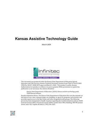 preview image of Kansas Infinitec Assistive Technology Guide FINAL 3.5.24.pdf for Kansas Assistive Technology Guide