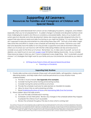 preview image of __Supporting_All_Types_of_Learners_3_2020_.pdf for Supporting All Learners:  Resources for Families and Caregivers of Children with Special Needs
