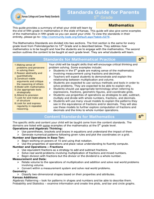preview image of Math_5th_grade_Parent_Guide.pdf for Mathematics Standards Guide for Parents - 5th Grade