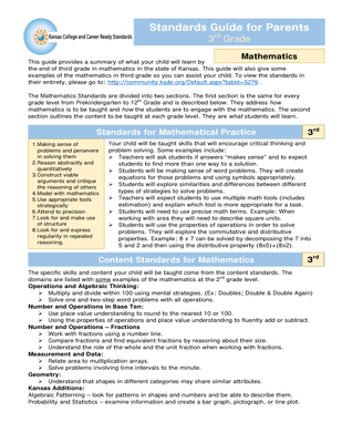 preview image of Math_3rd_grade_Parent_Guide.pdf for Mathematics Standards Guide for Parents - 3rd Grade