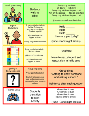 preview image of group_schedule_social_skills_group_large_pages_for_folder.pdf for Teacher Resources: Social Skills Group Visuals