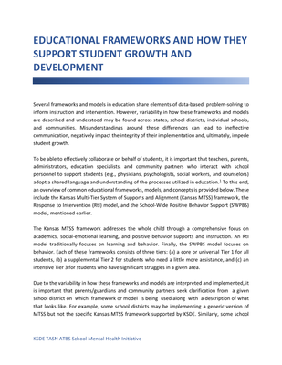 preview image of EDUCATIONAL_FRAMEWORKS_AND_HOW_THEY_SUPPORT_STUDENT_GROWTH_AND_DEVELOPMENT.pdf for Educational Frameworks and How They Support Growth and Development | SMH Resource