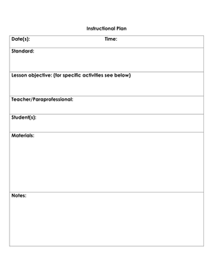 preview image of Instructional Plan template.pdf for Instructional Plan Template
