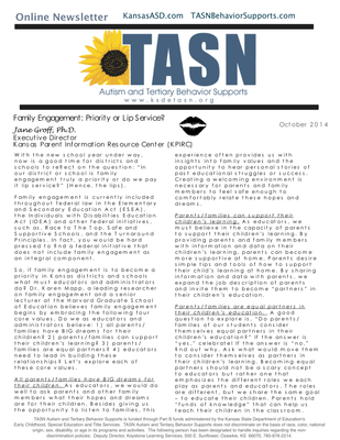 preview image of kisn-newsletter5BB6E9C866.pdf for TASN ATBS October 2014 Newsletter: Family Engagement: Priority or Lip Service?