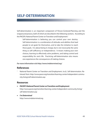 preview image of Self-Determination_2016.07.pdf for Self-Determination | SMH Resource