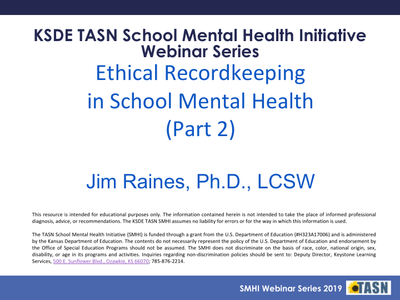 preview image of Ethical-RecordkeepingPart2_Raines_2019_TASN__1_.pdf for Handout: Ethical Recordkeeping in School Mental Health - Part 2 of 2
