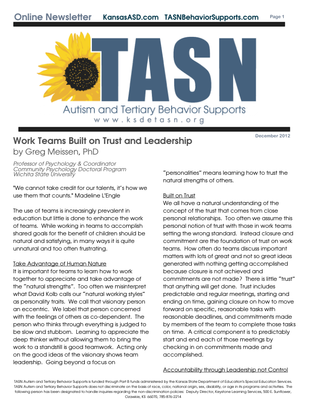 preview image of kisn-newsletter3E45BCEE1E.pdf for TASN ATBS December 2012 Newsletter: TASN/ATBS Newsletter - Work Teams Built on Trust and Leadership