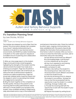 preview image of It_s_Transition_Planning_Time__by_LEE_STICKLE_.pdf for TASN ATBS  It's Transition Planning Time! Updated Feb 2021