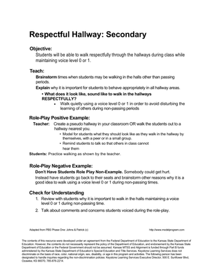 preview image of BSEL_Example_Hallway_Respect_Secondary.pdf for BSEL Example Hallway Respect Secondary