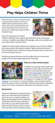 preview image of Power of Play.pdf for Play Helps Children Thrive