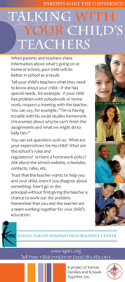 preview image of Talking_Teach.pdf for Talking to Your Child's Teacher Panel Card