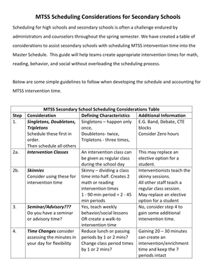 preview image of Uni_Instruction_Activity_MTSS_Scheduling_Considerations_for_Secondary_Schools.pdf for MTSS Scheduling Considerations for Secondary Schools