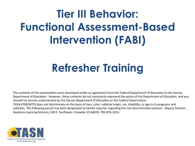 preview image of Tier_Three_Refresher_Training_.pdf for Tier Three Refresher Training