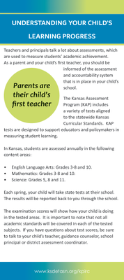 preview image of Understanding Your Child's Learning Progress (Assessments).pdf for Understanding Your Child's Learning Progress