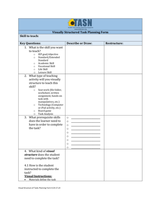 preview image of Visually_Structured_Task_Planning_Form.pdf for Visually Structured Tasks Planning Form