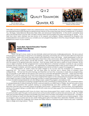 preview image of FEB_Quinter_Team_Shares_.edited2 acc. (1).pdf for Spotlight Team:  Quality Teamwork in Quinter Kansas (Qx2) 