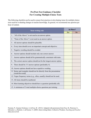 preview image of Pre-Posttest Guidance Checklist.pdf for Pre/Posttest Guidance Checklist