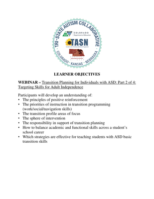 preview image of Transition_Part_2_Handout_and_Learner_Objectives.pdf for Handout and Learner Objectives