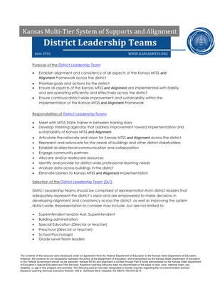 preview image of District_Leadership_Team_Description.pdf for District Leadership Team Description