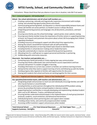 preview image of MTSS_Family_School__Community_Checklist.pdf for MTSS Family, School, & Community Checklist