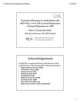 preview image of Transition_Part_3_-_Extended_Handouts.pdf for Transition Planning for Individuals with ASD: The Central Importance to Sexual Education in ASD:  Part 3 of 4)- Extended Handouts