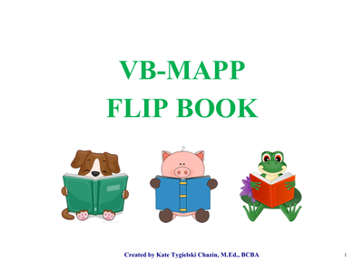 preview image of VB-MAPP_Flip_Book (1).pdf for VB-MAPP Flip Book *
