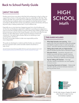 preview image of Family_Guide_HS_math_lp.pdf for Back to School Family Guide - High School Math